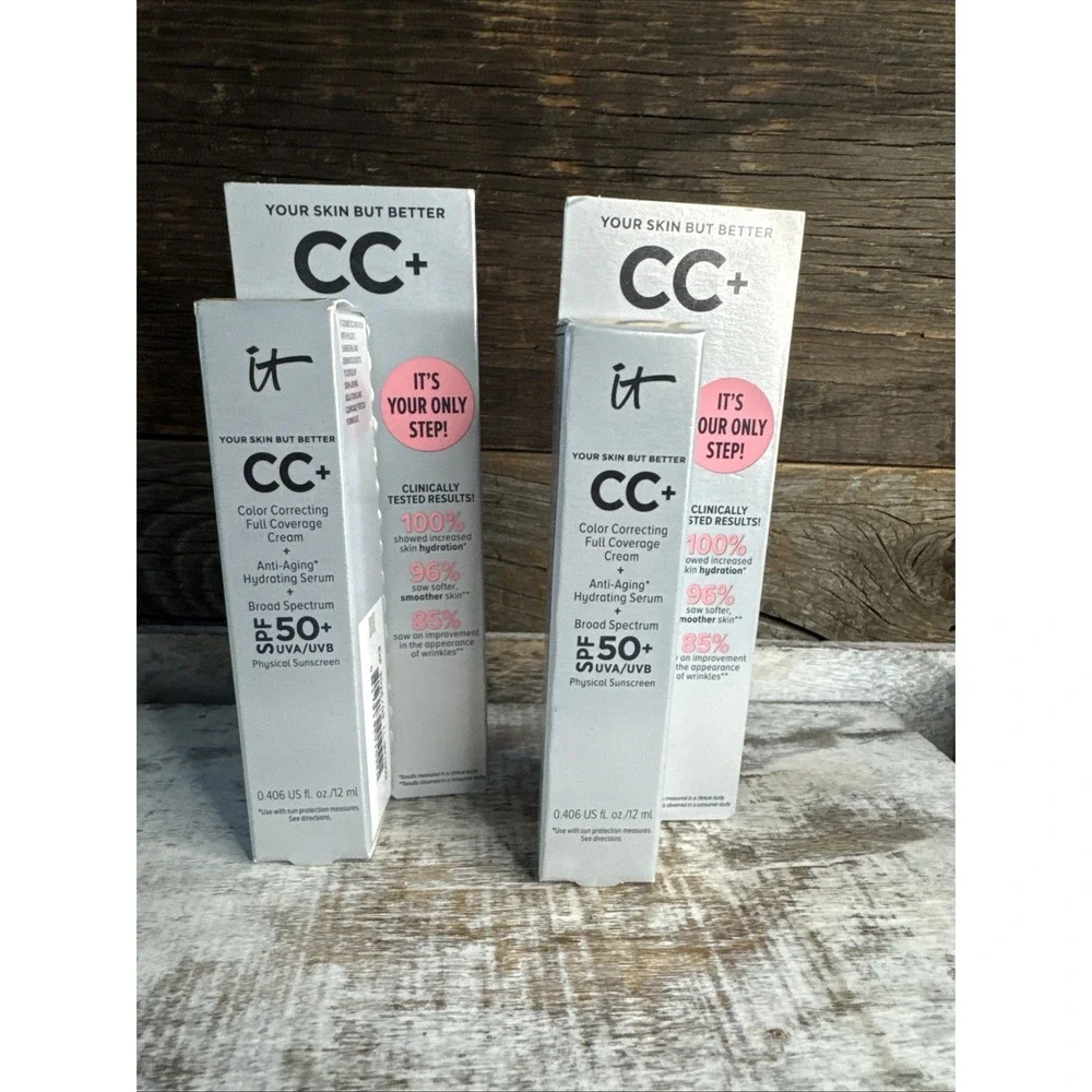 IT Cosmetics CC Cream Light 12ml - Set of 2 | MSRP = $38 - Picture 2 of 7